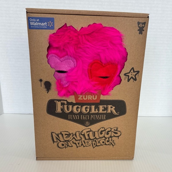 FUGGLER NEW FUGGS ON THE BLOCK CAPTAIN CARDIAC PINK FUNNY UGLY MONSTER - Picture 1 of 6